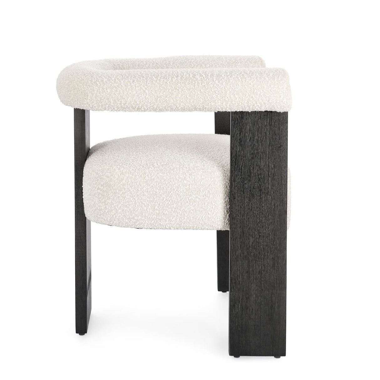 Essstuhl mit Armlehne Agape Schwarz/Nat - ZEN ZONE Furniture