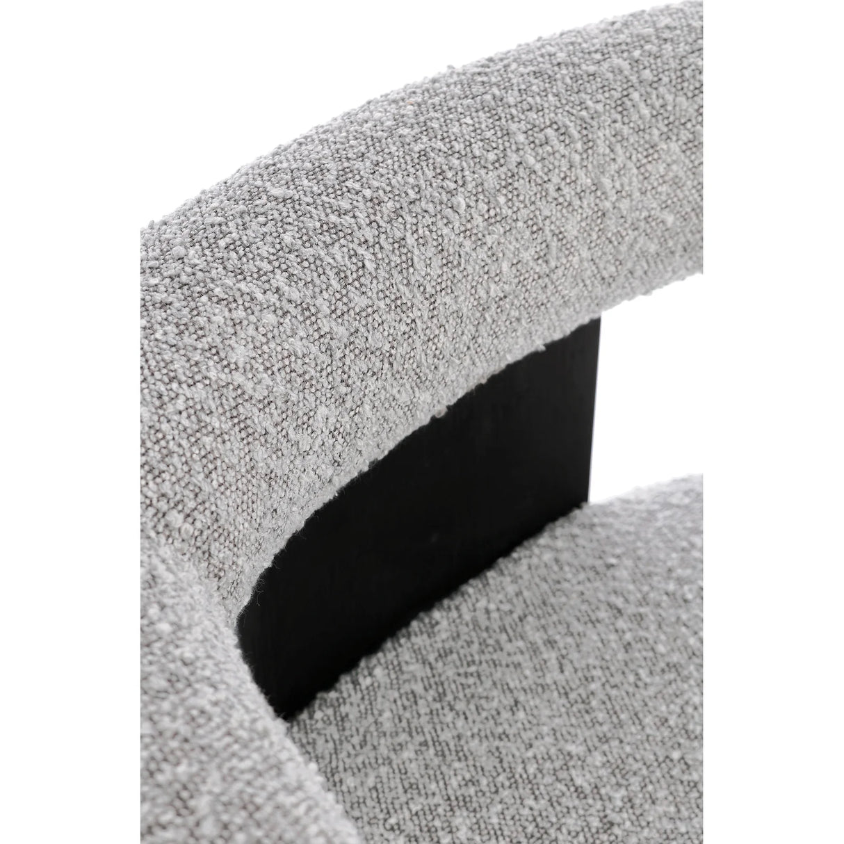 Essstuhl mit Armlehne Agape Schwarz/Grau - ZEN ZONE Furniture