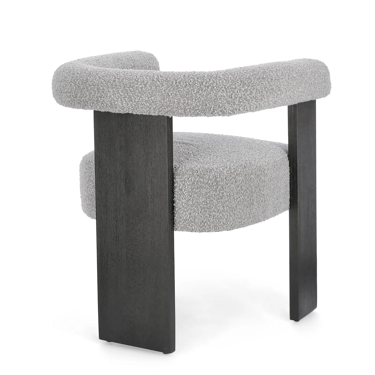 Essstuhl mit Armlehne Agape Schwarz/Grau - ZEN ZONE Furniture
