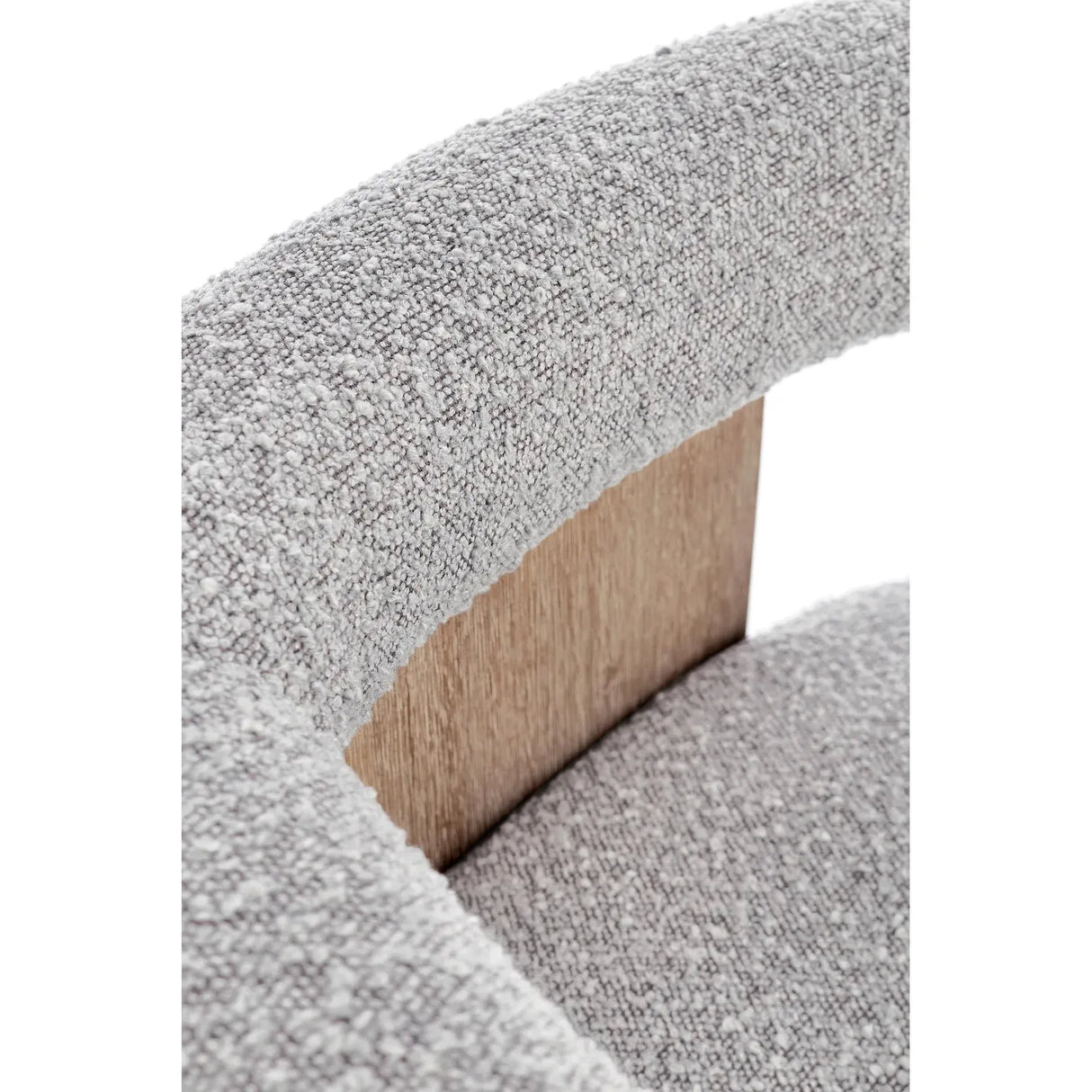 Agape Stuhl Natur/Grau mit Armlehne - ZEN ZONE Furniture