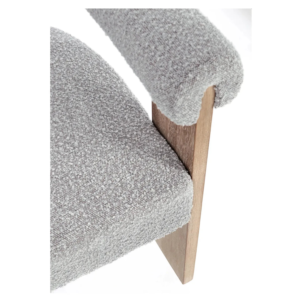 Agape Stuhl Natur/Grau mit Armlehne - ZEN ZONE Furniture