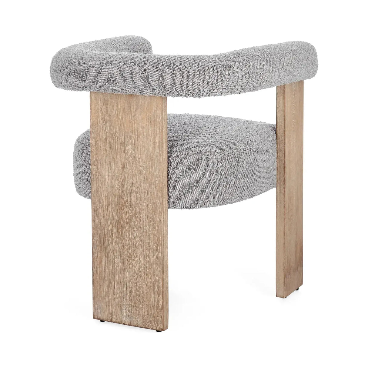 Agape Stuhl Natur/Grau mit Armlehne - ZEN ZONE Furniture