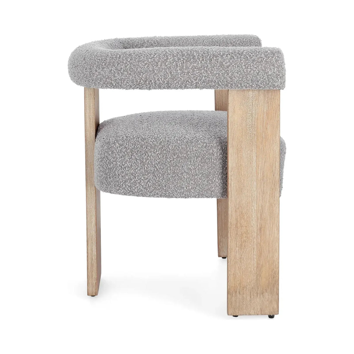 Agape Stuhl Natur/Grau mit Armlehne - ZEN ZONE Furniture