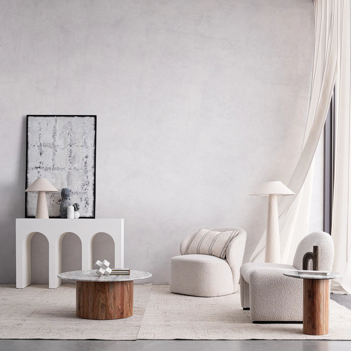 Sessel Bassilla Natürlich - ZEN ZONE Furniture