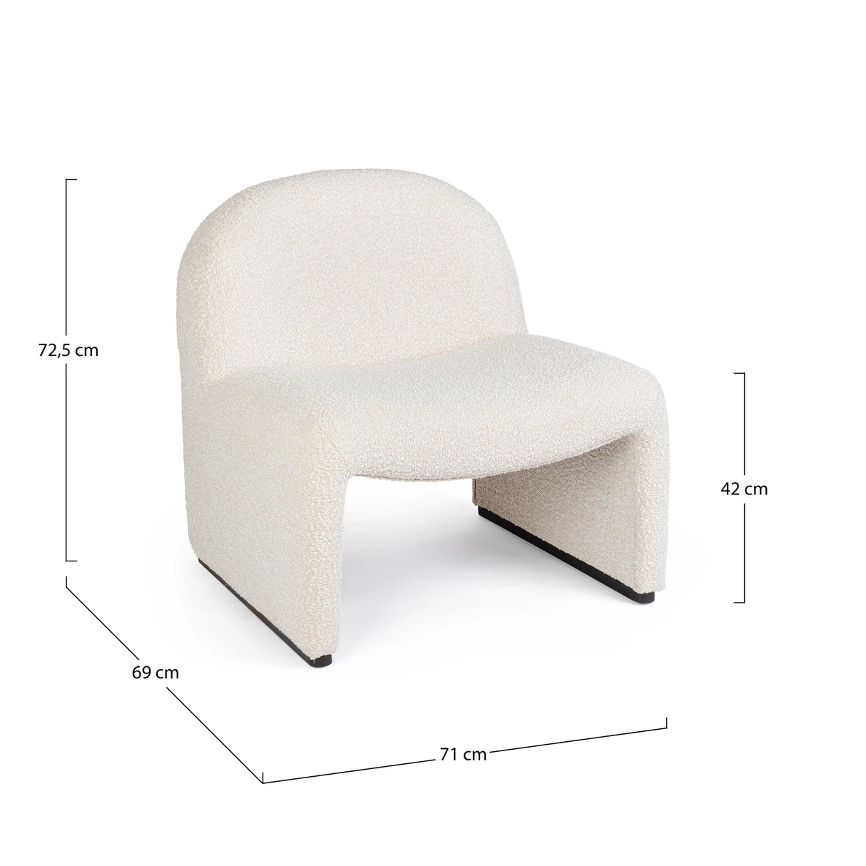 Sessel Bassilla Natürlich - ZEN ZONE Furniture