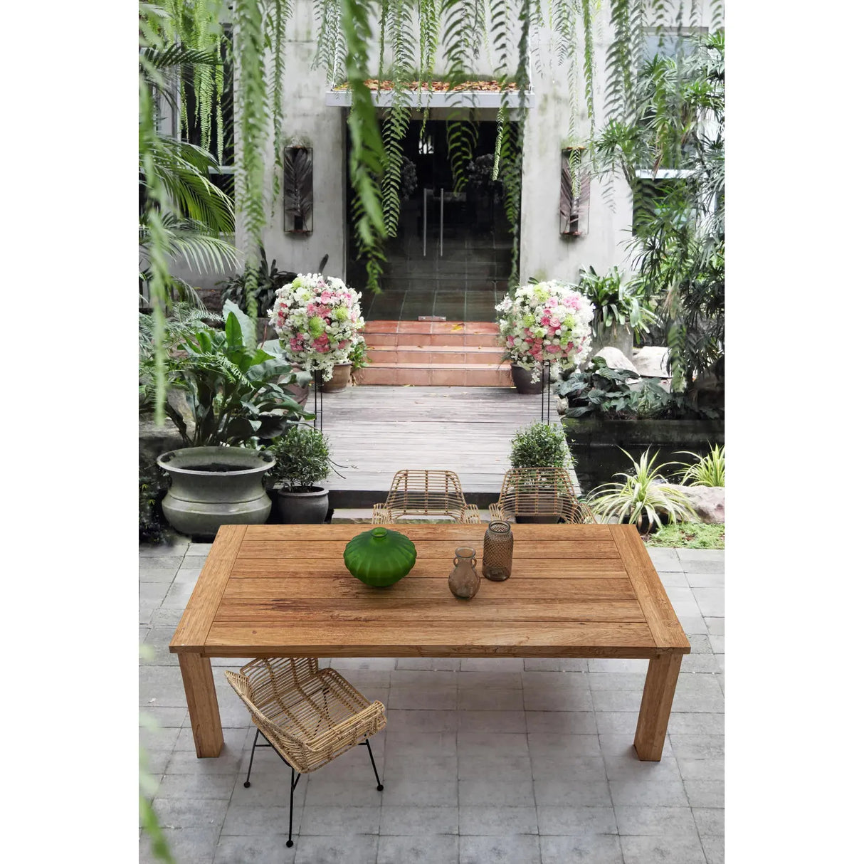 Bounty Tisch aus recyceltem Teakholz 240x100 cm - ZEN ZONE Furniture