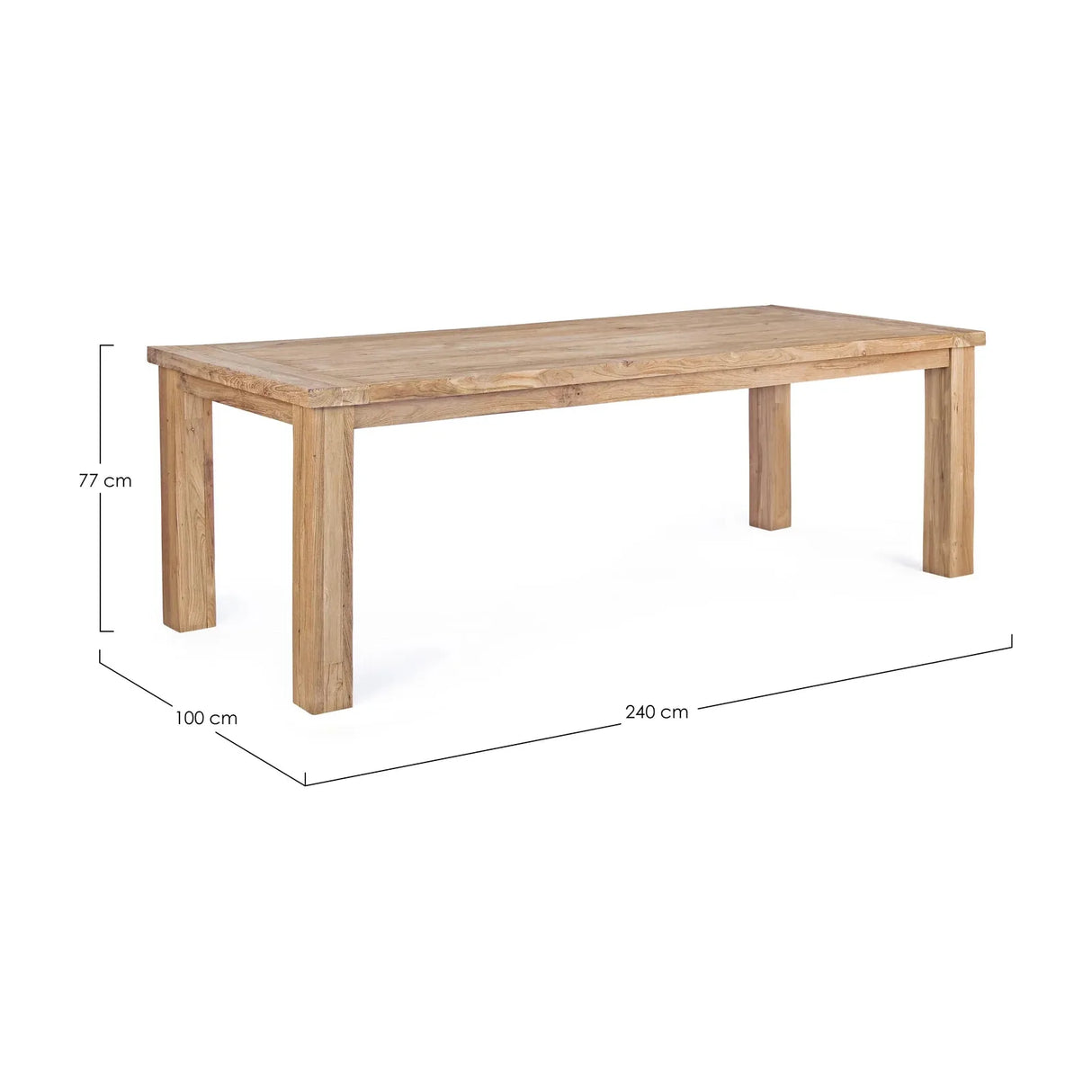 Bounty Tisch aus recyceltem Teakholz 240x100 cm - ZEN ZONE Furniture