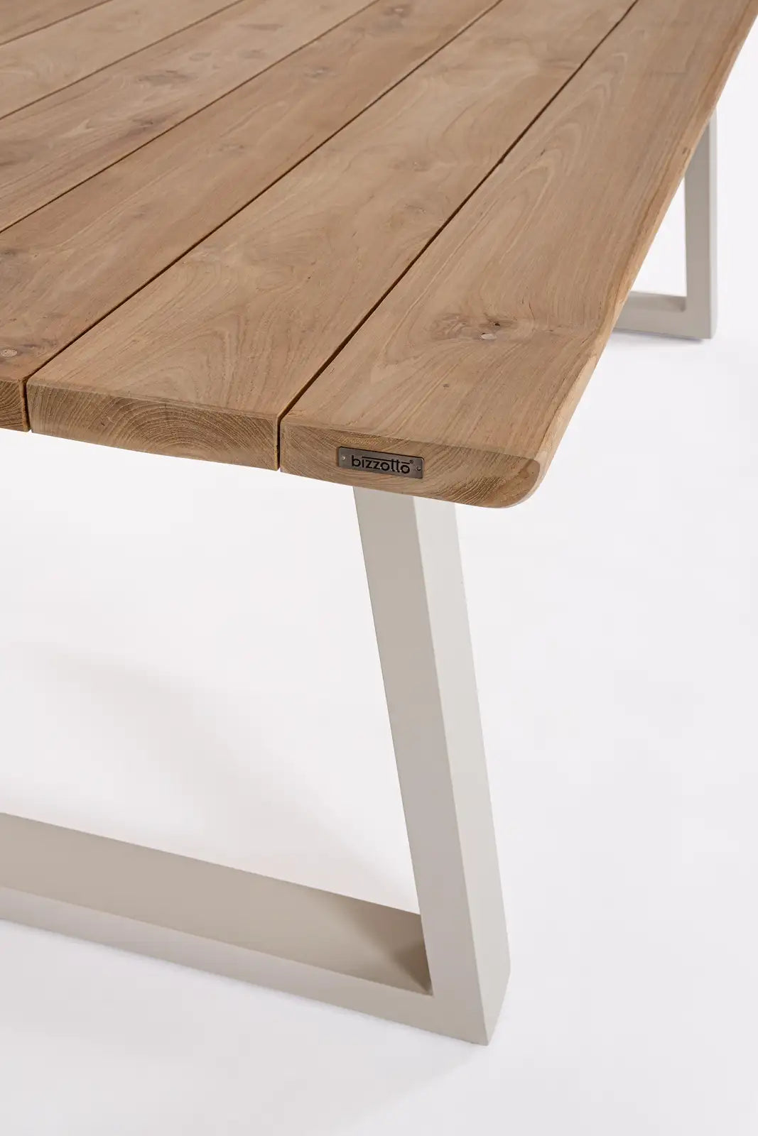 Outdoor Tisch Legend aus Aluminium und Teakholz 240x100 - ZEN ZONE Furniture