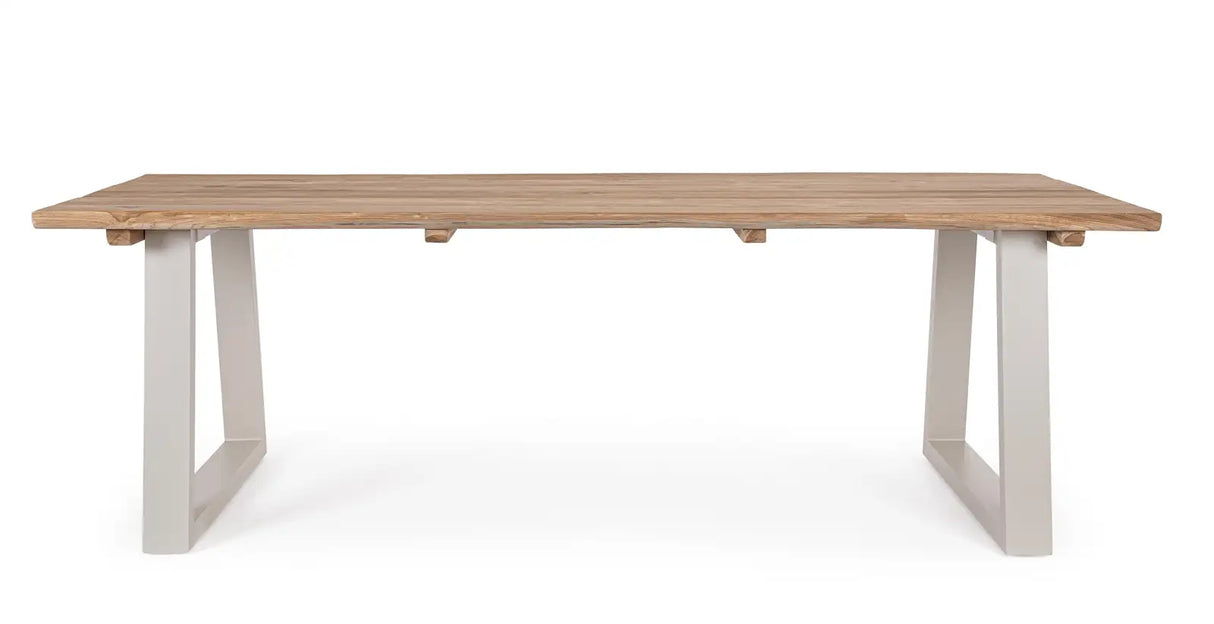 Outdoor Tisch Legend aus Aluminium und Teakholz 240x100 - ZEN ZONE Furniture