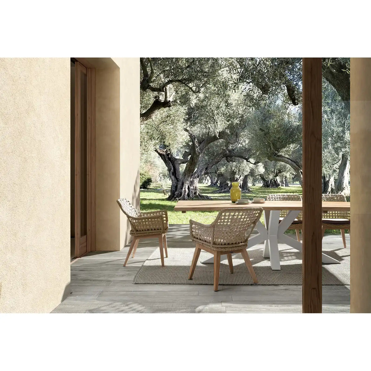 Gartenstuhl mit Armlehne und Kissen Madison N - ZEN ZONE Furniture