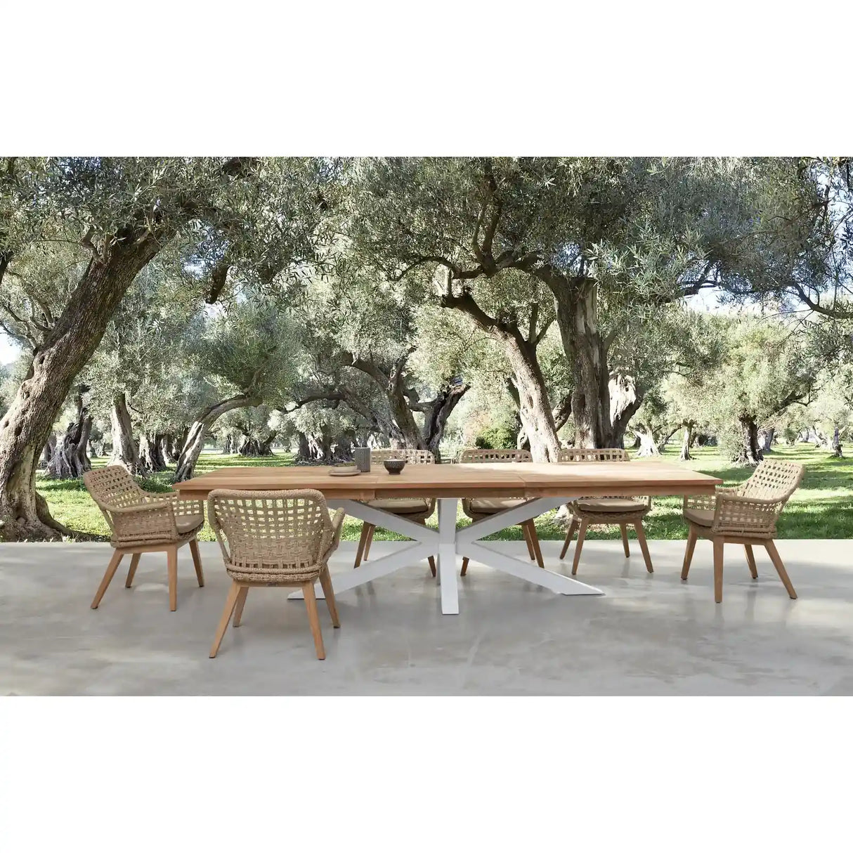 Gartenstuhl mit Armlehne und Kissen Madison N - ZEN ZONE Furniture