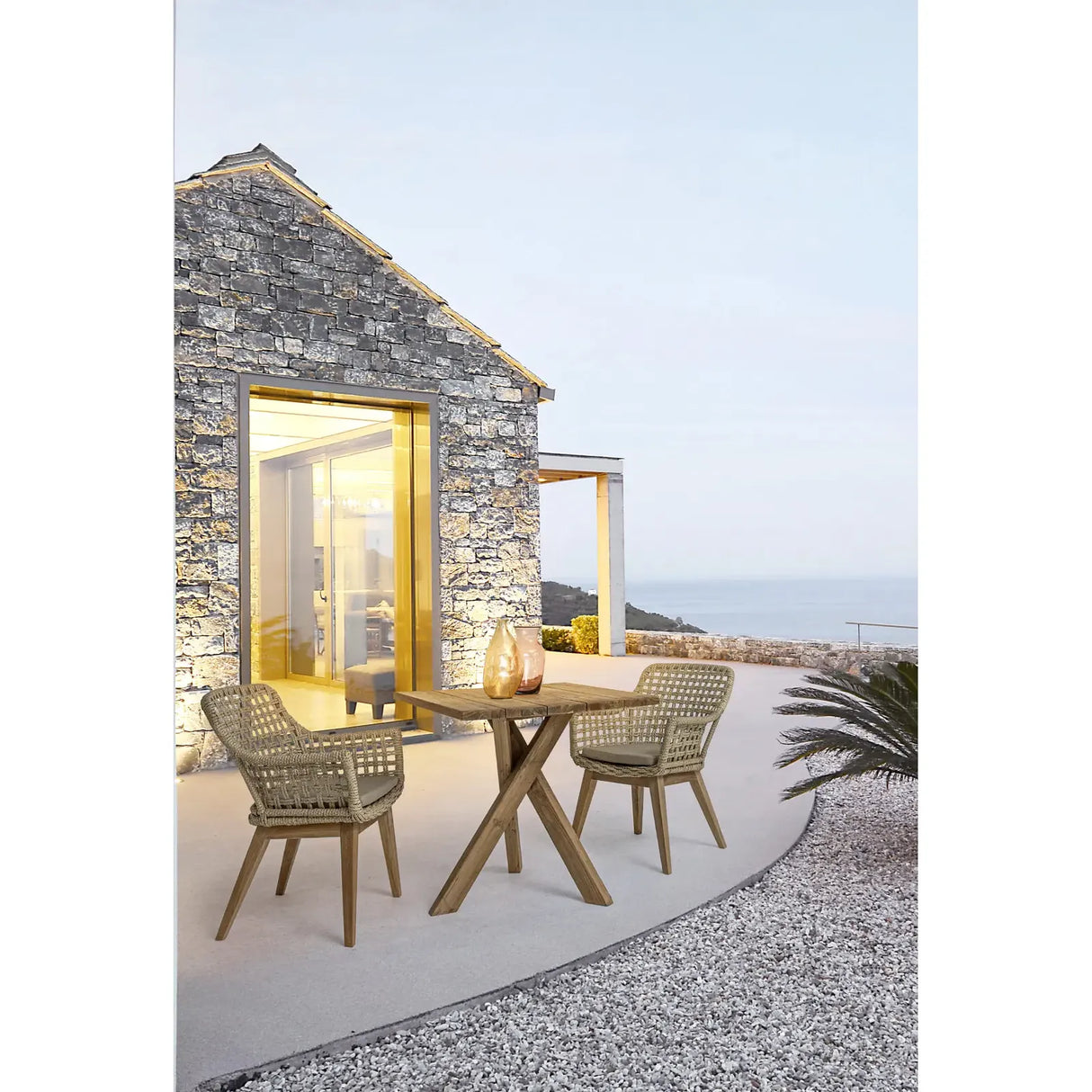 Gartenstuhl mit Armlehne und Kissen Madison N - ZEN ZONE Furniture