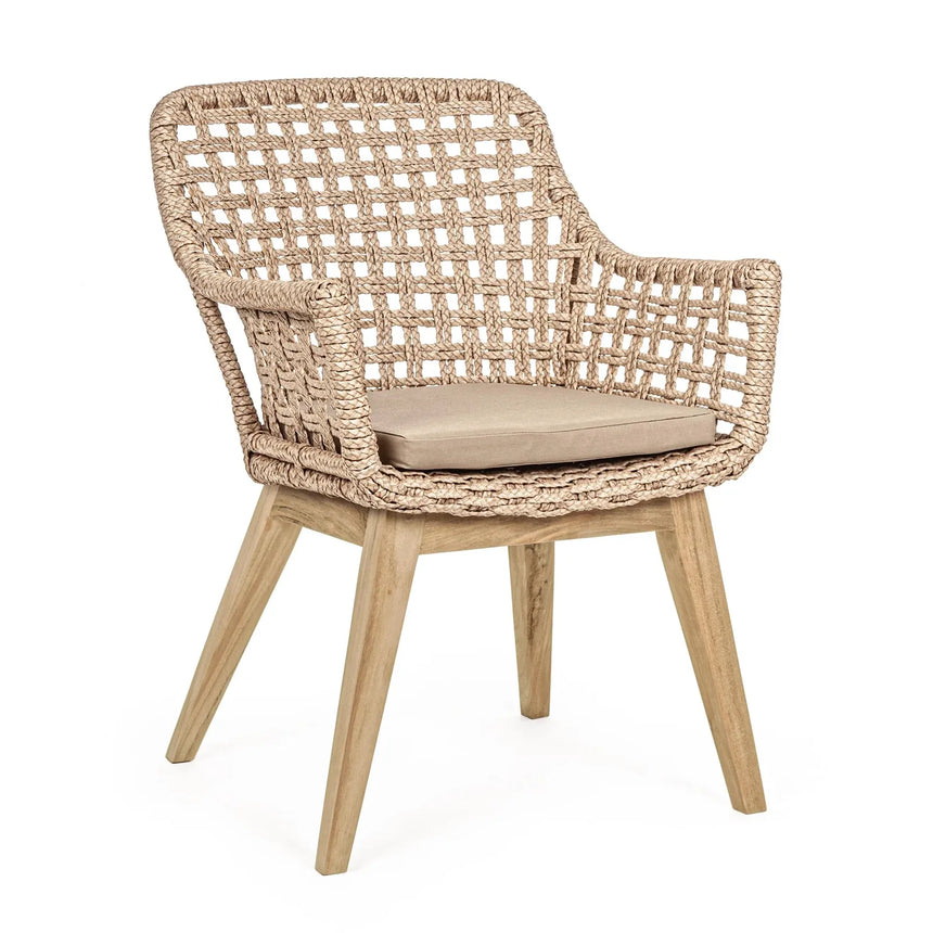 Gartenstuhl mit Armlehne und Kissen Madison N - ZEN ZONE Furniture