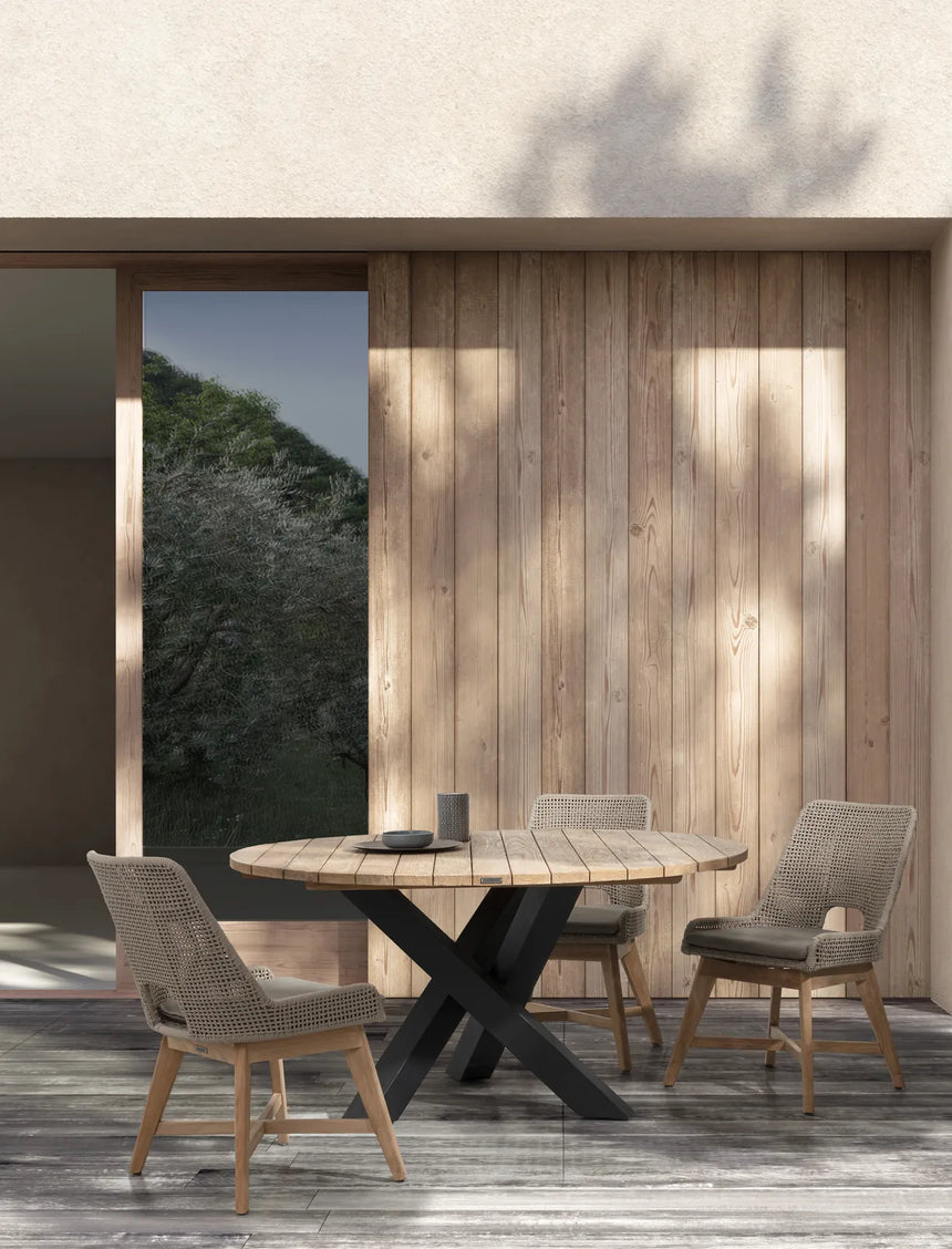 Gartenstuhl mit Kissen Hesperia Taupe - ZEN ZONE Furniture