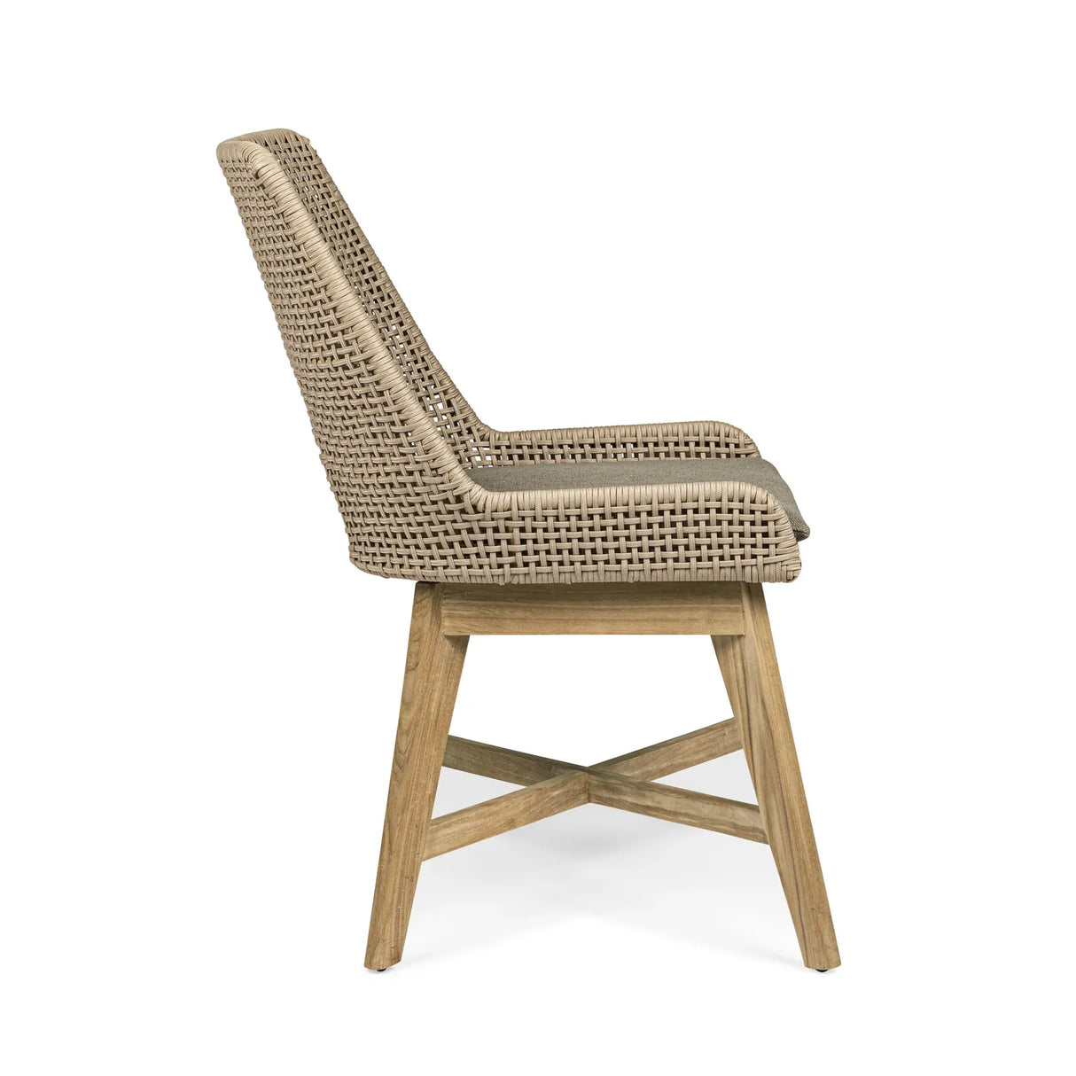 Gartenstuhl mit Kissen Hesperia Taupe - ZEN ZONE Furniture