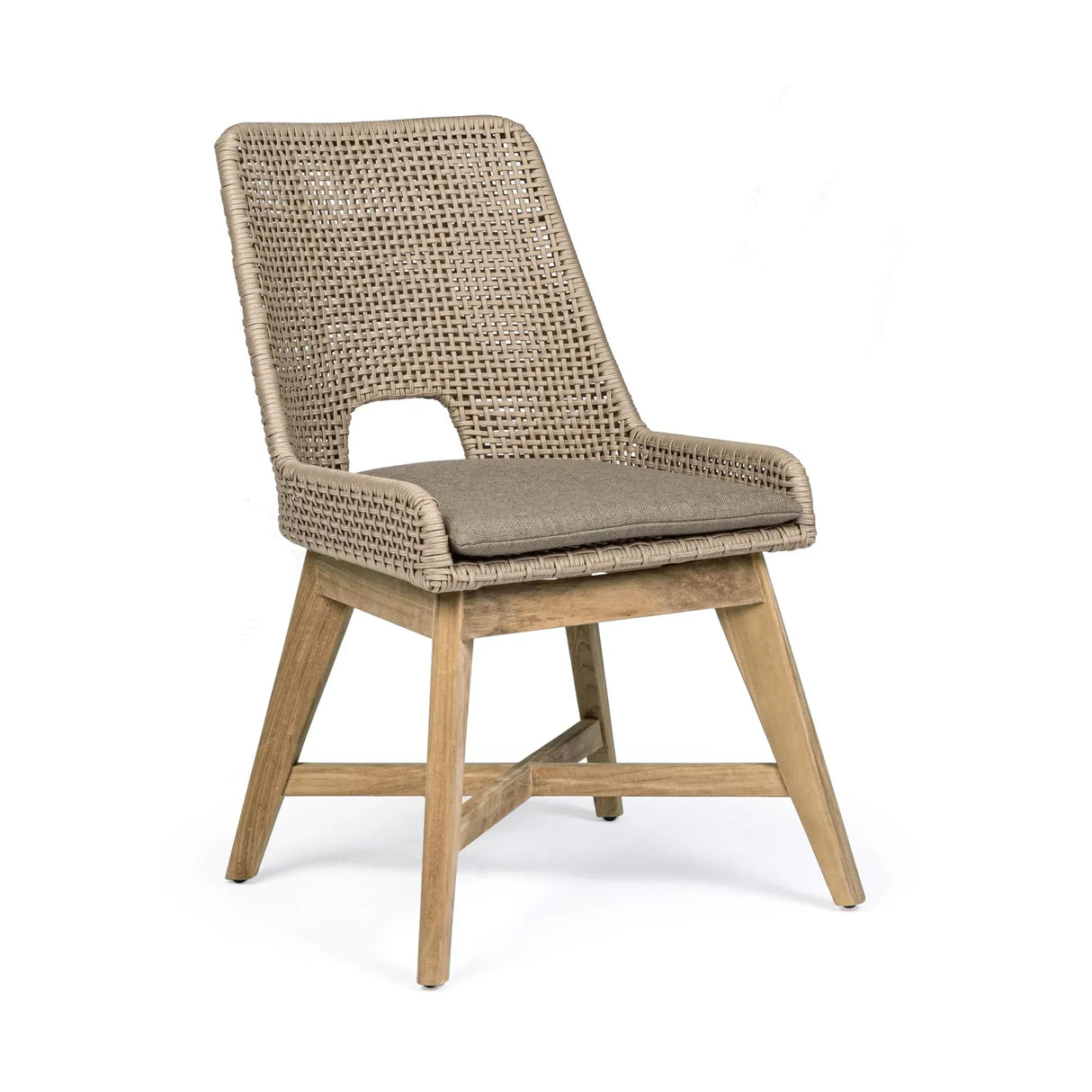 Gartenstuhl mit Kissen Hesperia Taupe - ZEN ZONE Furniture