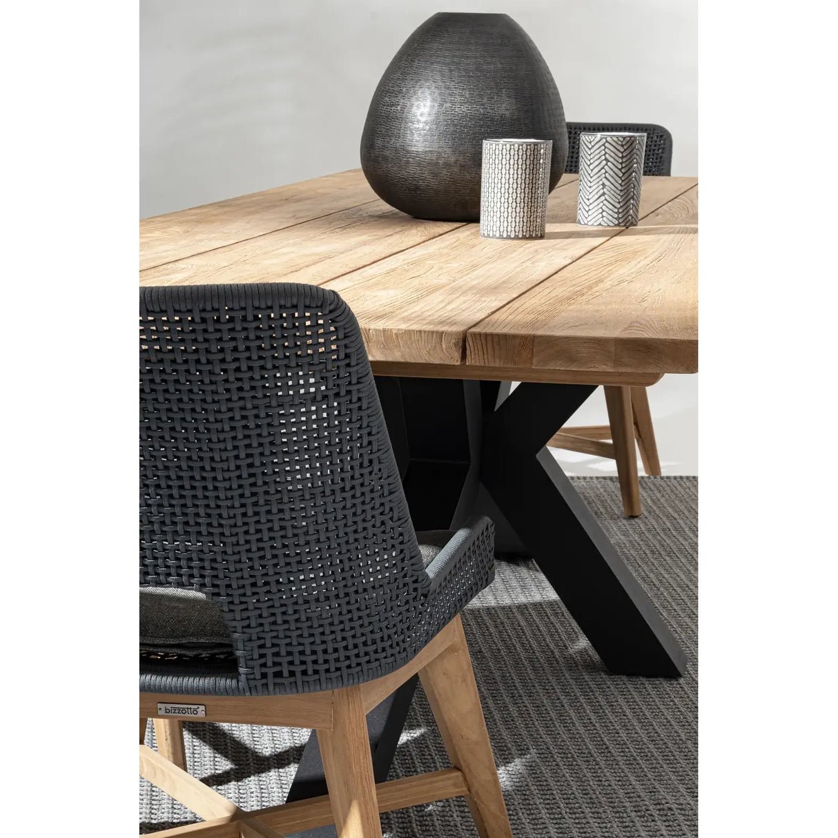 Gartenstuhl mit Kissen Hesperia Slate - ZEN ZONE Furniture