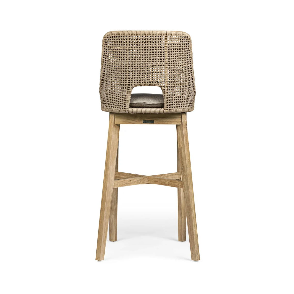 Outdoor Barhocker Hesperia mit Kissen Taupe - ZEN ZONE Furniture