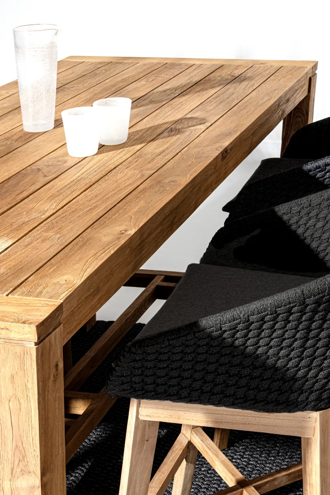 Outdoor Barhocker Coachella mit Kissen Anthrazit - ZEN ZONE Furniture