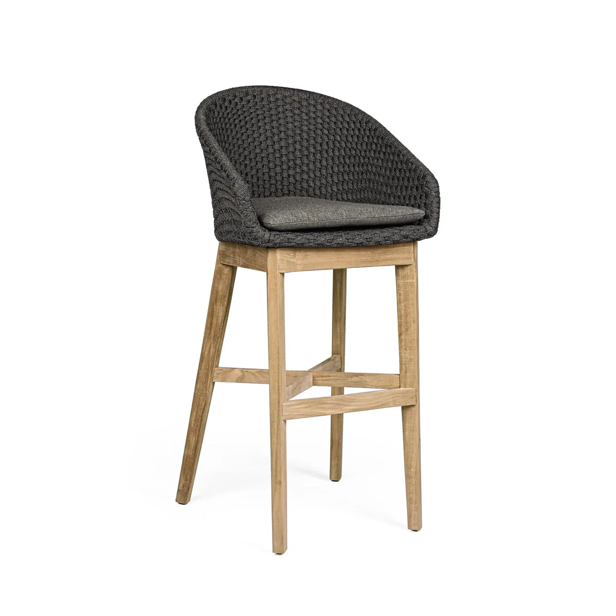 Outdoor Barhocker Coachella mit Kissen Anthrazit - ZEN ZONE Furniture