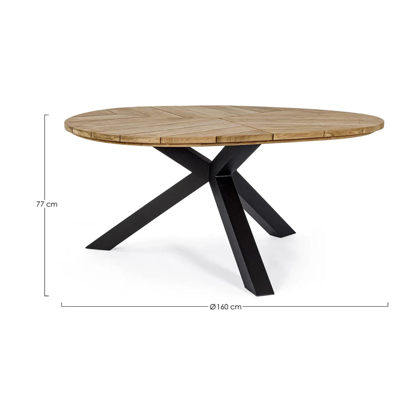 Gartentisch 160 Carbon RT02 Palmdale - ZEN ZONE Furniture
