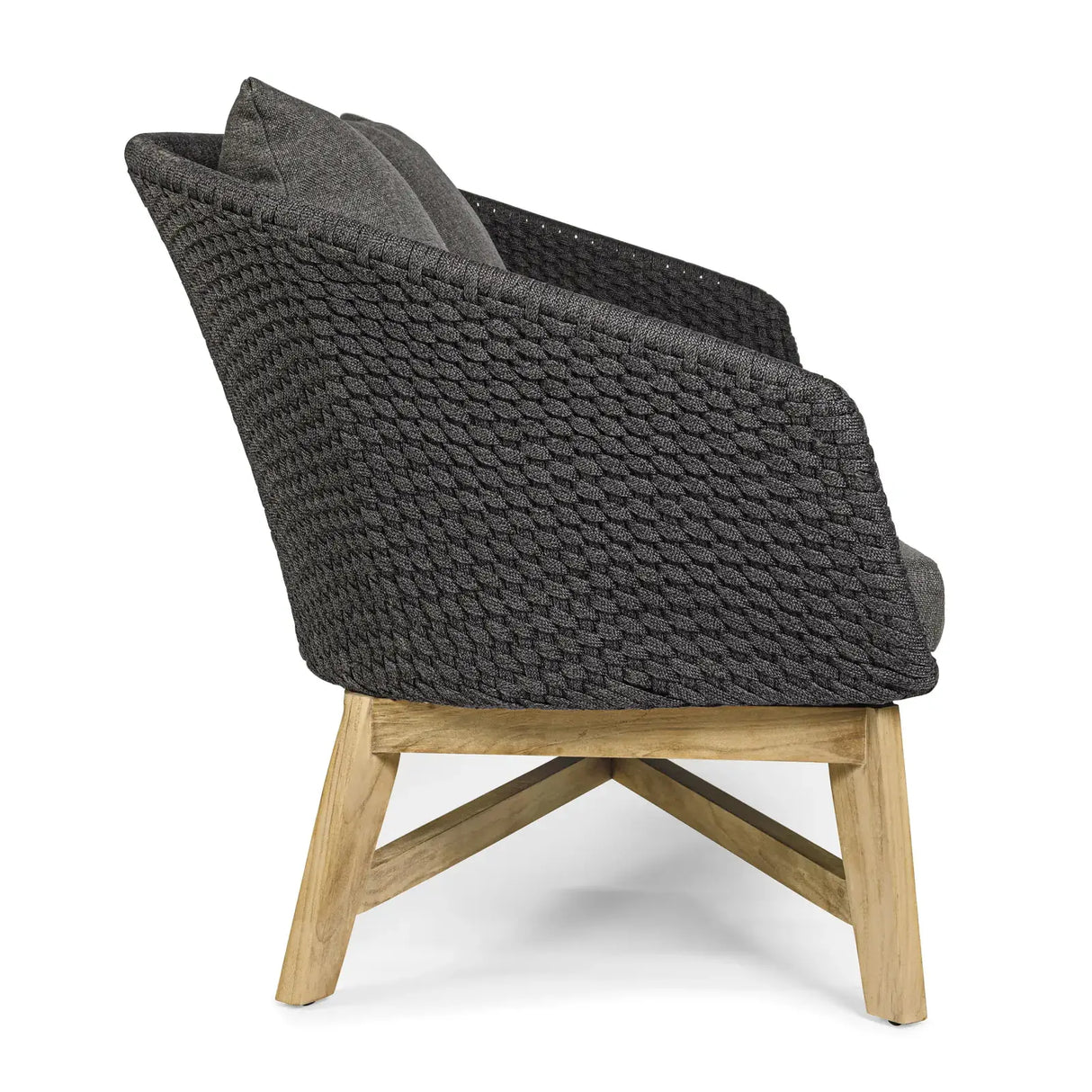 Garten-Sofa 2-Sitzer Coachella Anthrazit - ZEN ZONE Furniture