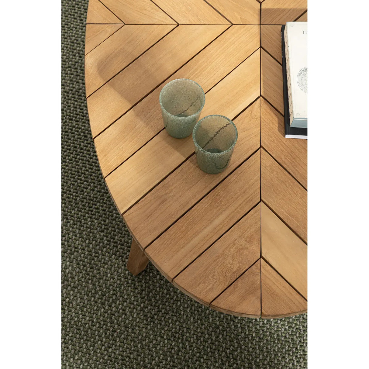 Garten Couchtisch oval 120x70 Coachella - ZEN ZONE Furniture