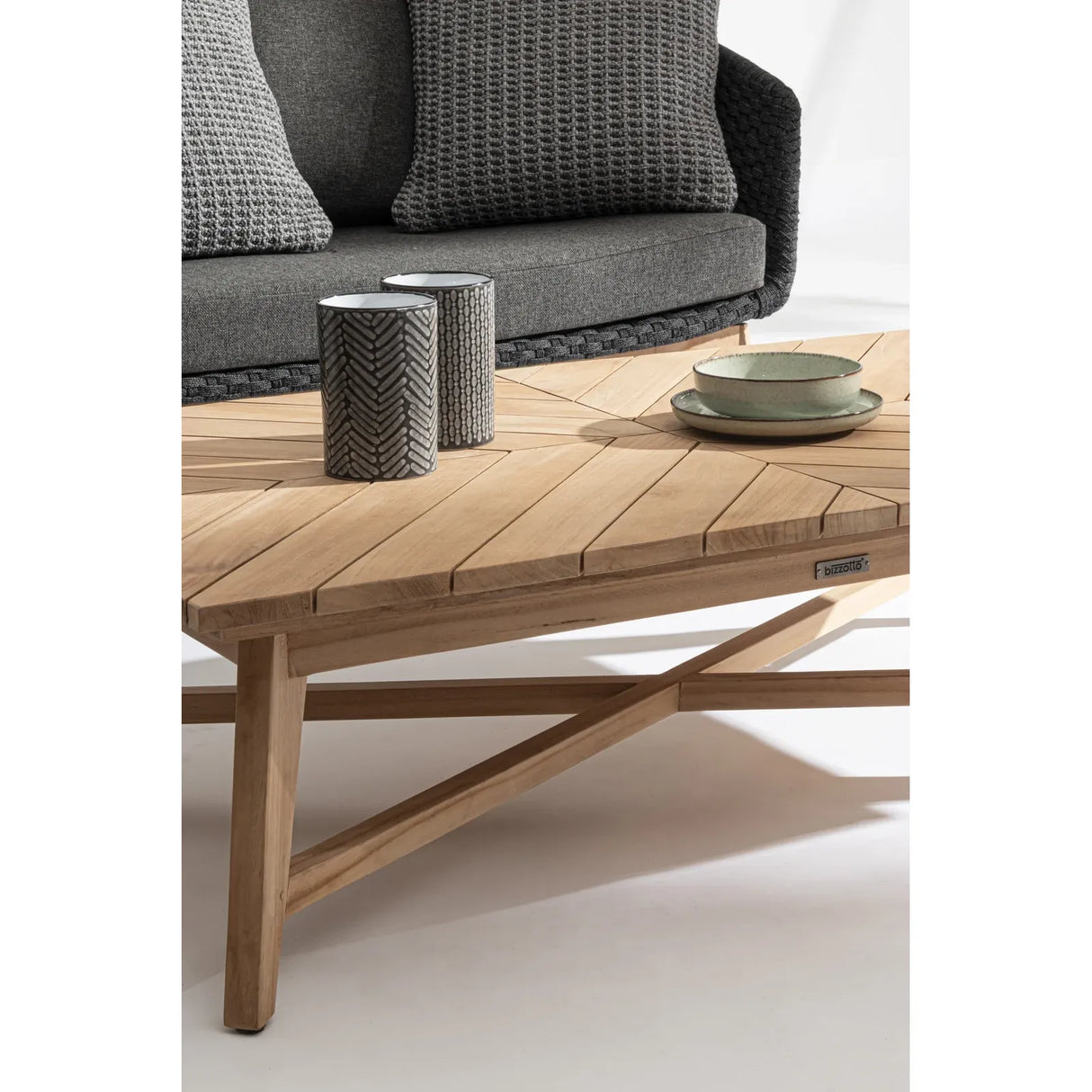 Garten Couchtisch rechteckig 120x70 Coachella - ZEN ZONE Furniture