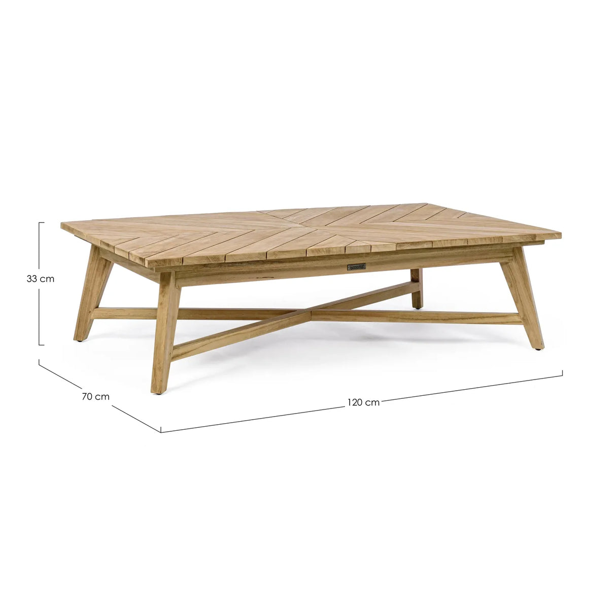 Garten Couchtisch rechteckig 120x70 Coachella - ZEN ZONE Furniture