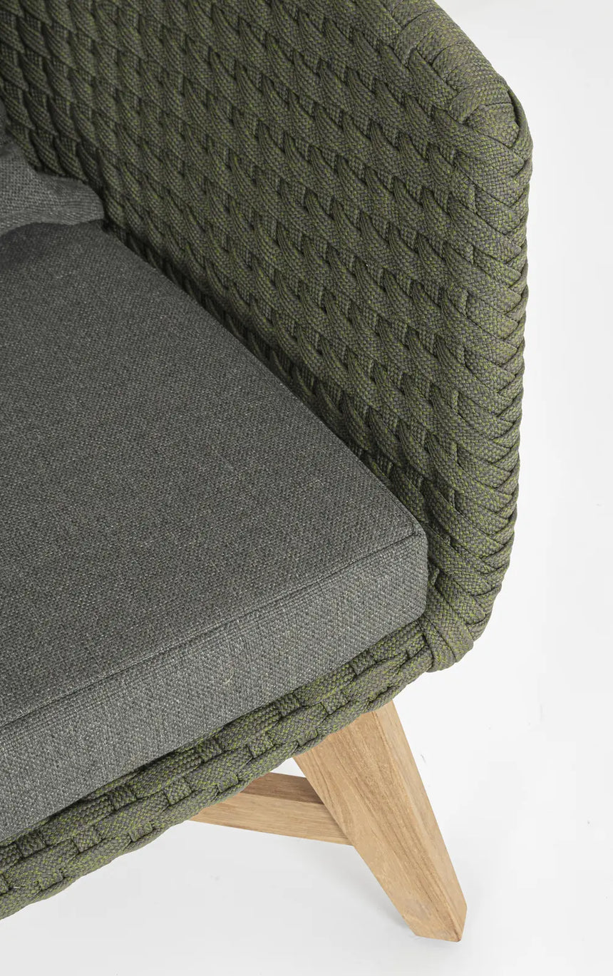 Outdoor Sessel mit Kissen Coachella Grün - ZEN ZONE Furniture