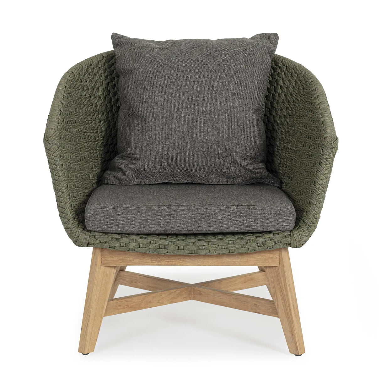 Outdoor Sessel mit Kissen Coachella Grün - ZEN ZONE Furniture