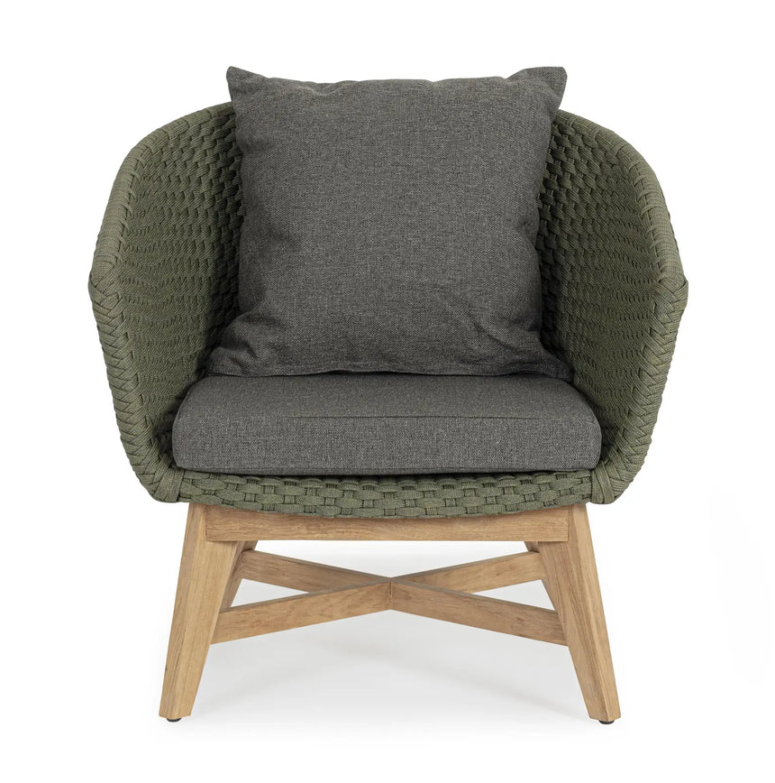 Outdoor Sessel mit Kissen Coachella Grün - ZEN ZONE Furniture