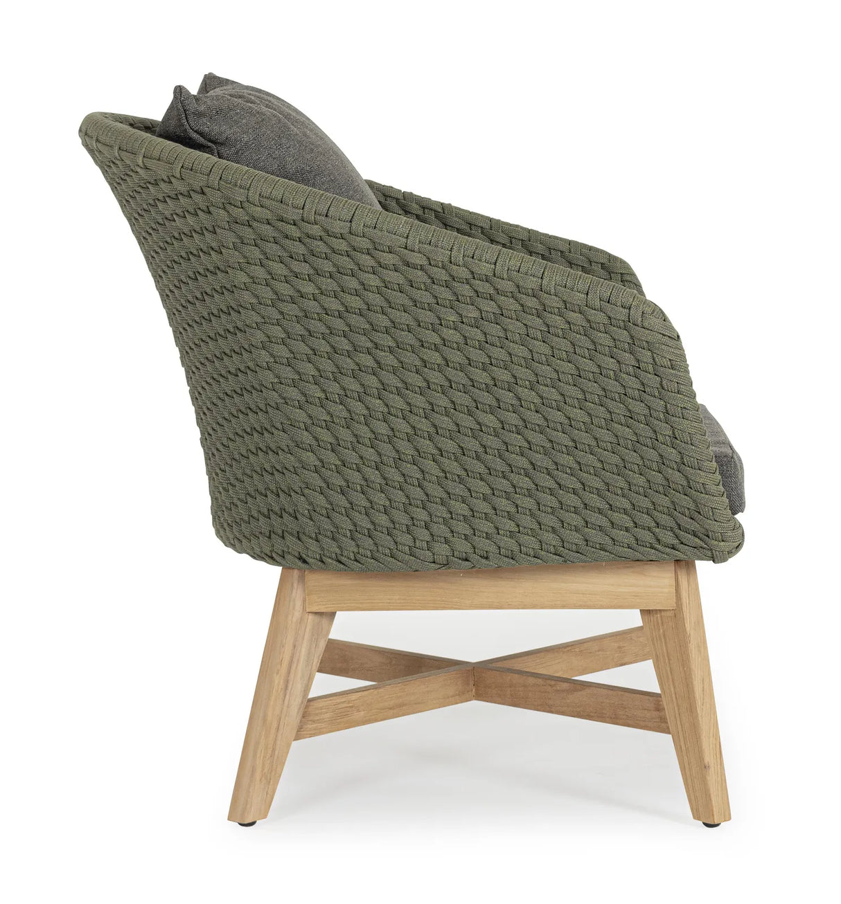 Outdoor Sessel mit Kissen Coachella Grün - ZEN ZONE Furniture