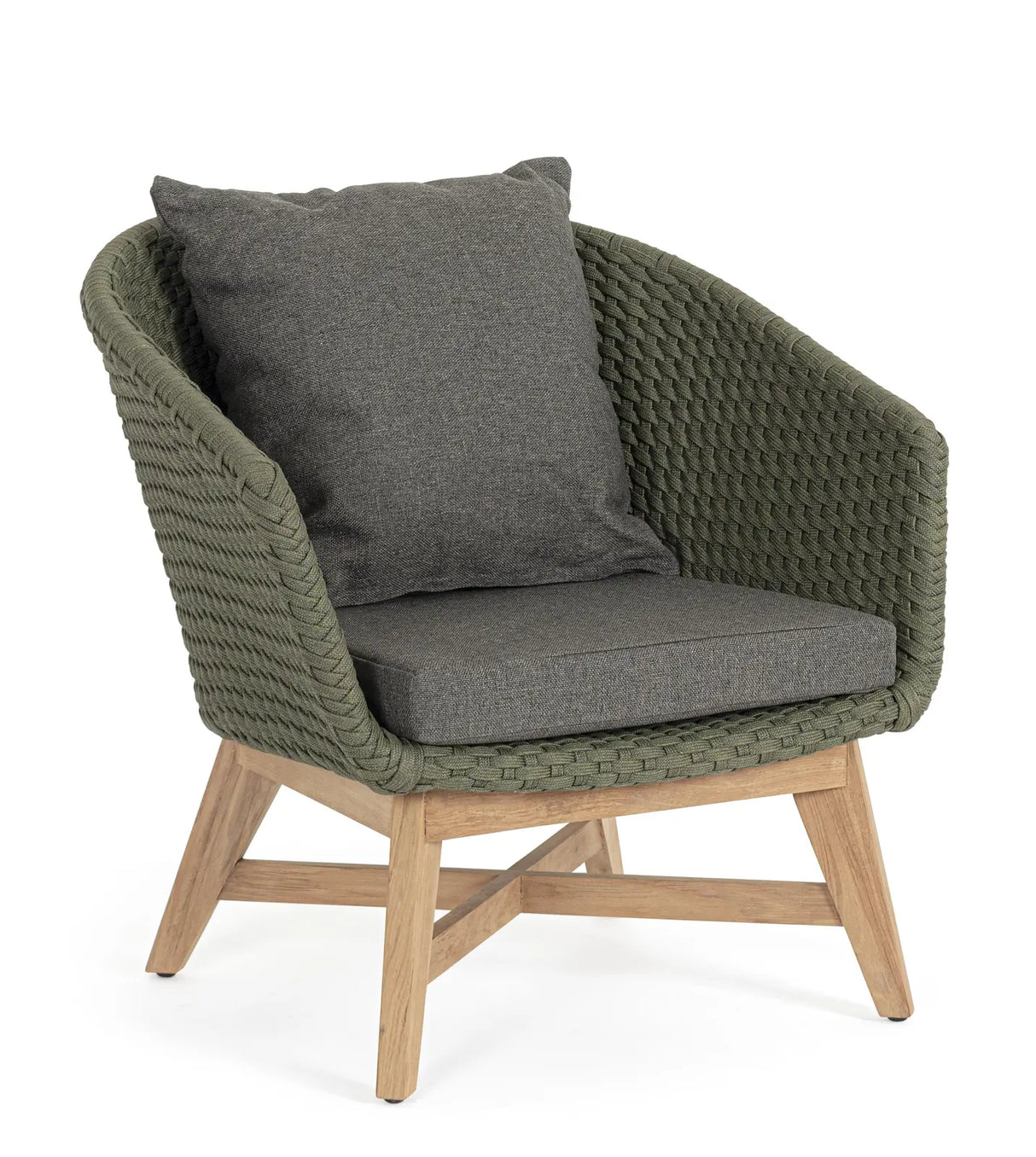 Outdoor Sessel mit Kissen Coachella Grün - ZEN ZONE Furniture