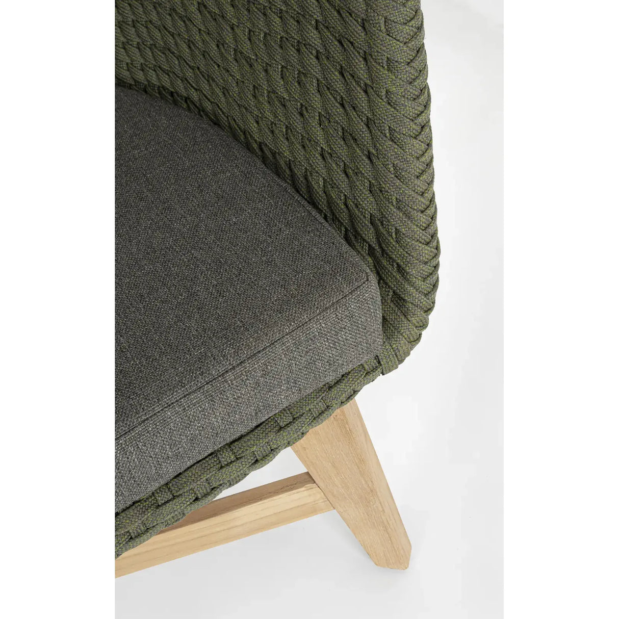 Garten-Sofa 2-Sitzer mit Kissen Coachella Grün - ZEN ZONE Furniture