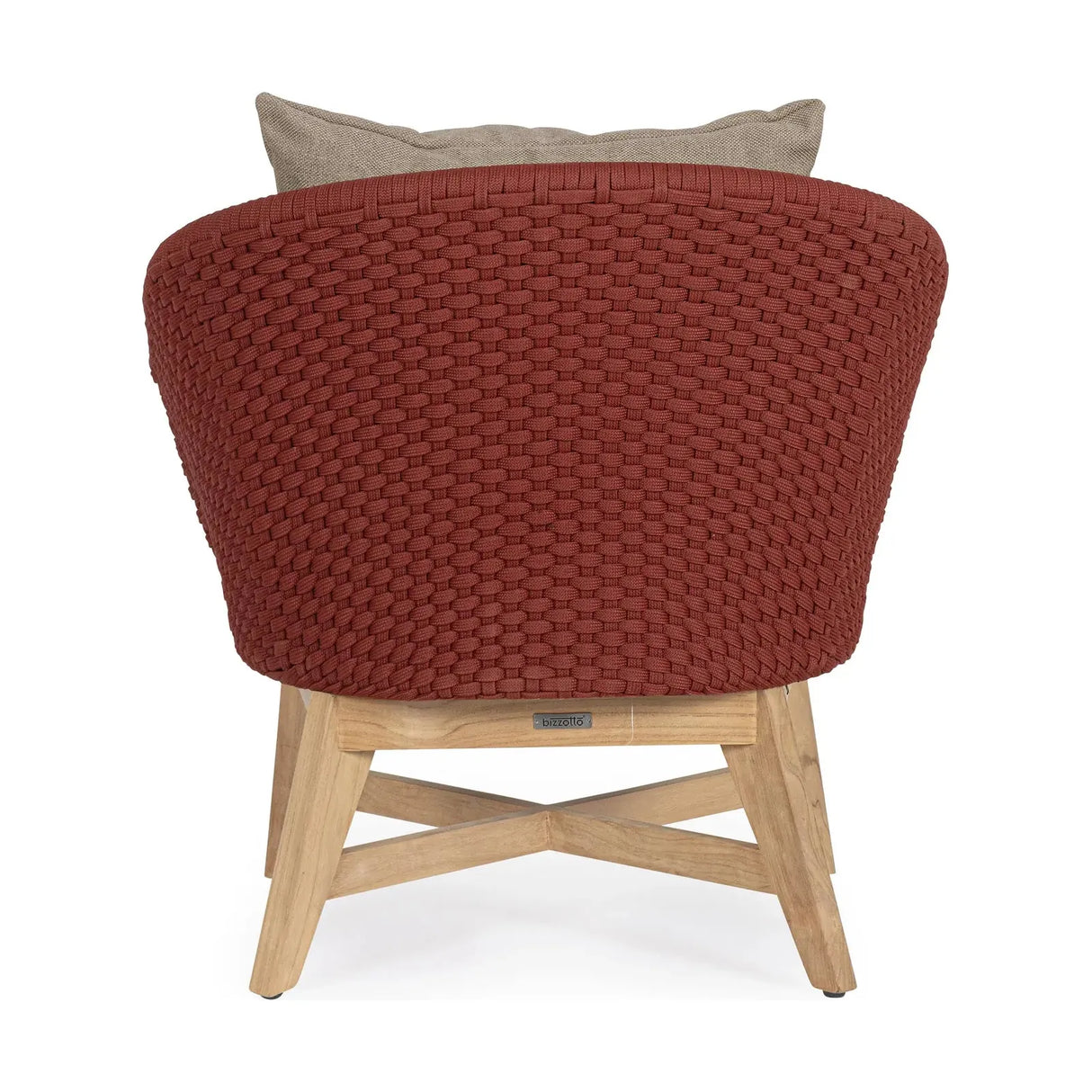 Coachella Sessel Scharlachrot mit Kissen - ZEN ZONE Furniture