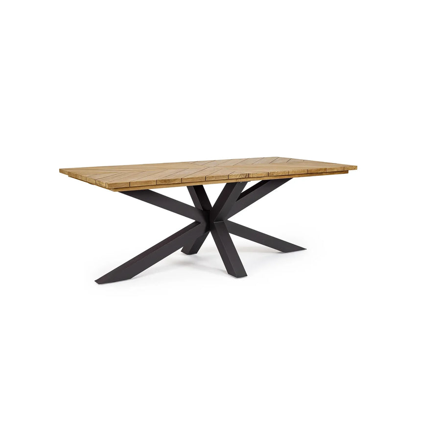 Gartentisch rechteckig 200x100 Carbon RT02 Palmdale - ZEN ZONE Furniture