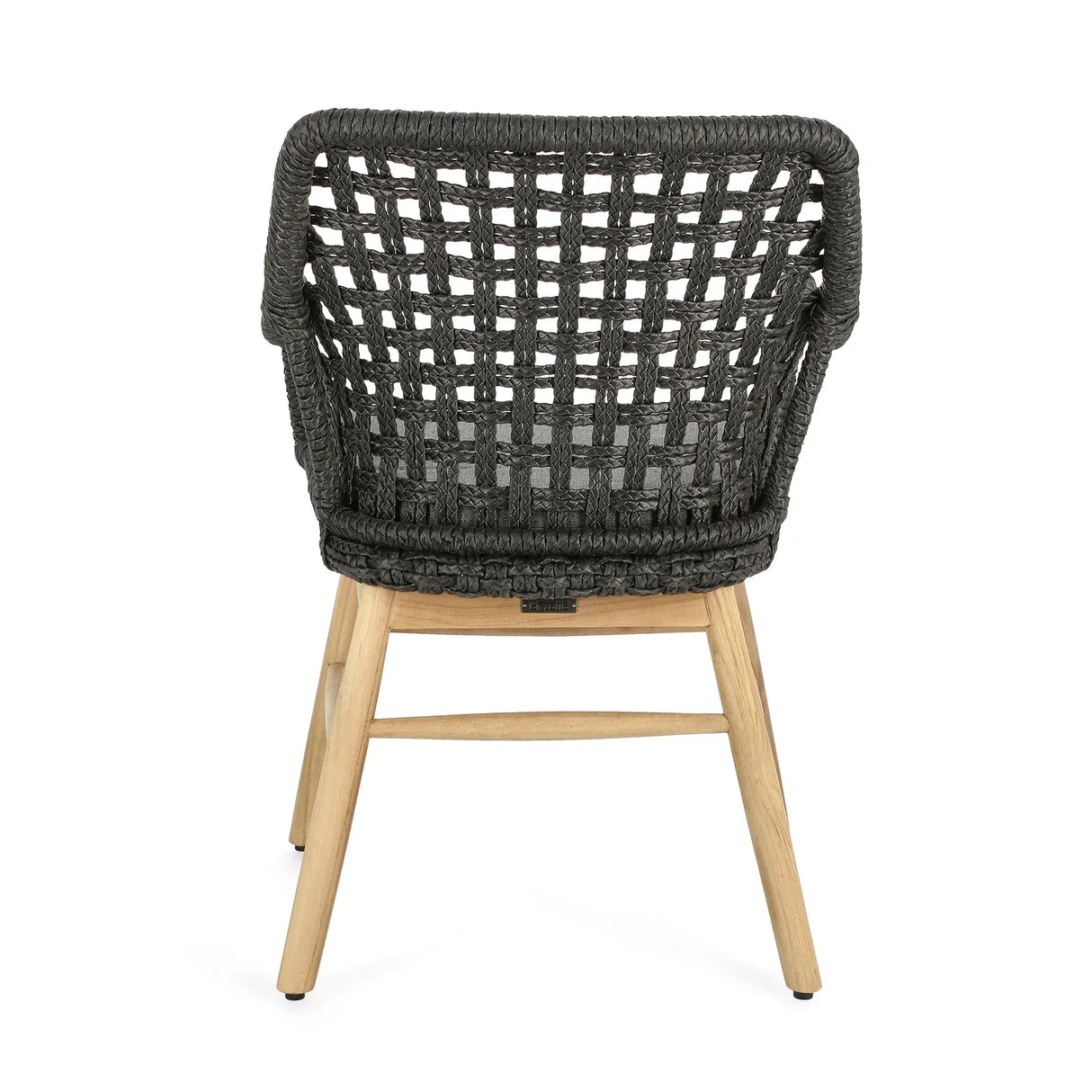 Gartenstuhl mit Armlehne und Kissen Wilson Schwarz - ZEN ZONE Furniture