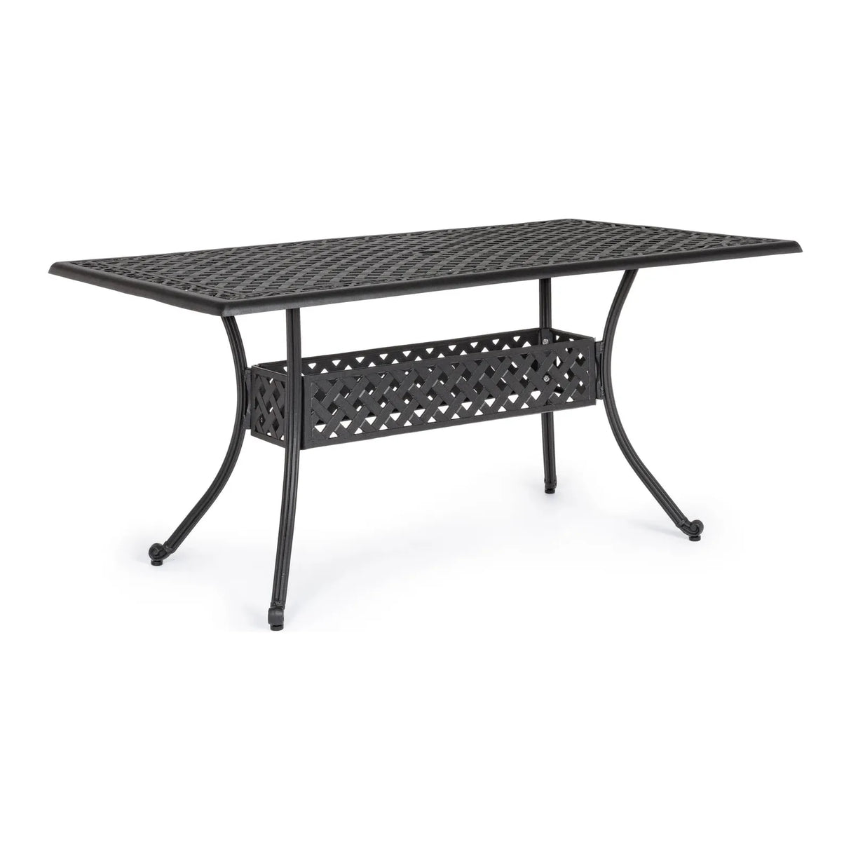 Ivrea Tisch rechteckig mit Holzkohle 160x90 cm - ZEN ZONE Furniture