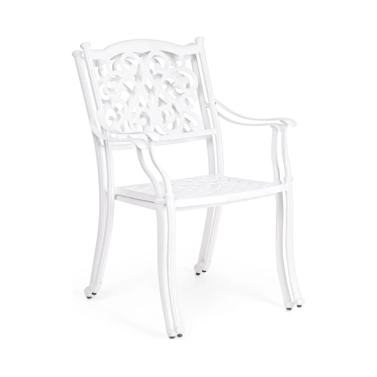 Ivrea Stuhl mit Armlehne Weiss - ZEN ZONE Furniture