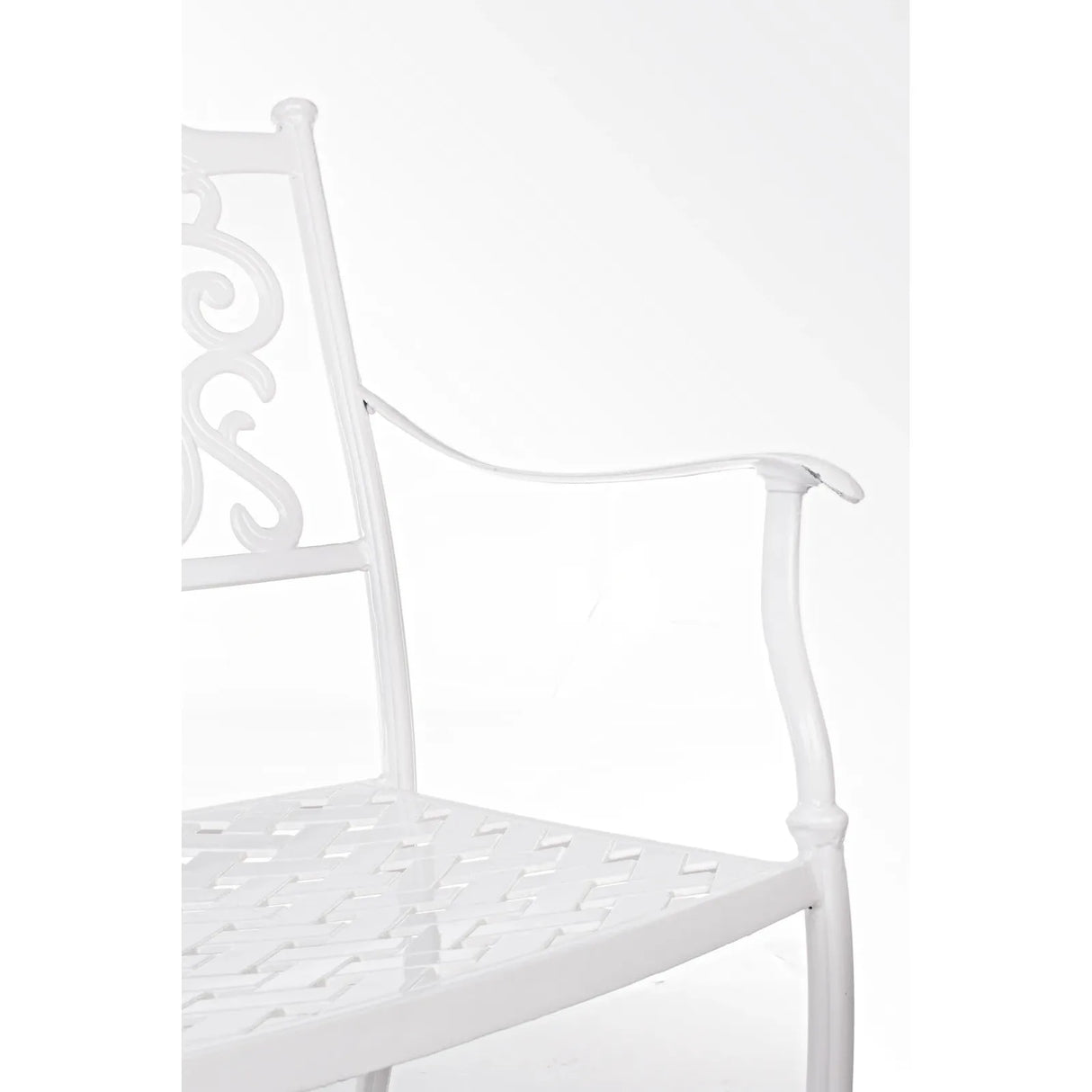 Ivrea Stuhl mit Armlehne Weiss - ZEN ZONE Furniture