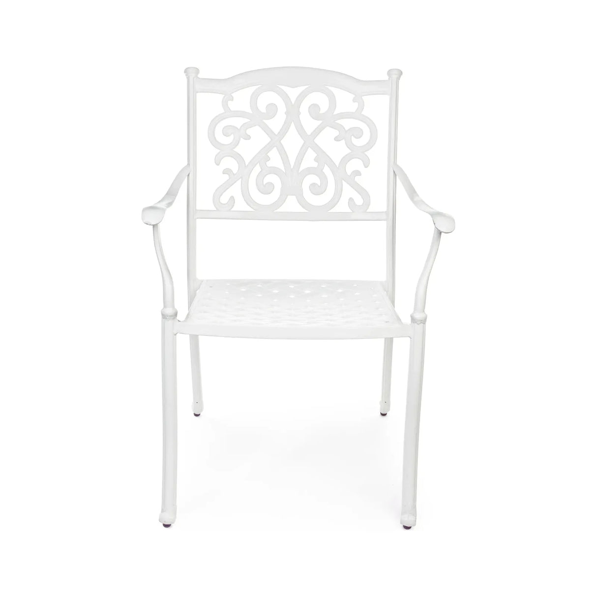 Ivrea Stuhl mit Armlehne Weiss - ZEN ZONE Furniture