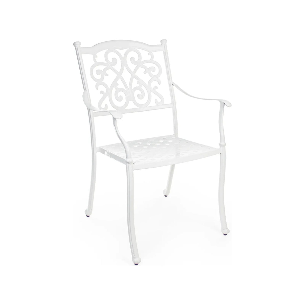 Ivrea Stuhl mit Armlehne Weiss - ZEN ZONE Furniture