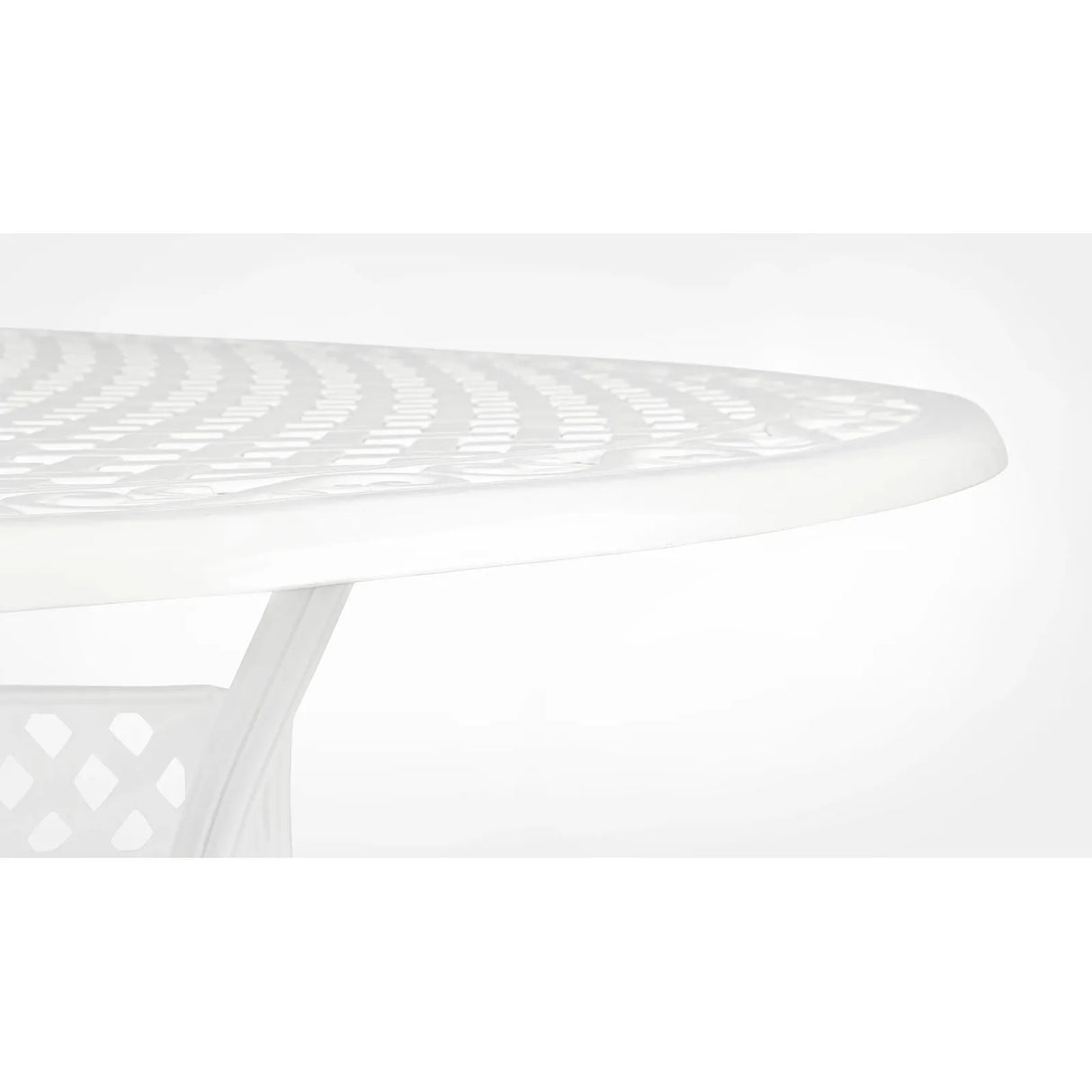 Ivrea Tisch oval weiss 200x150 cm - ZEN ZONE Furniture