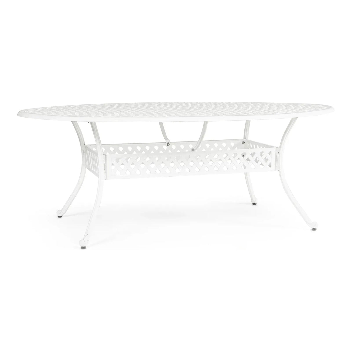 Ivrea Tisch oval weiss 200x150 cm - ZEN ZONE Furniture