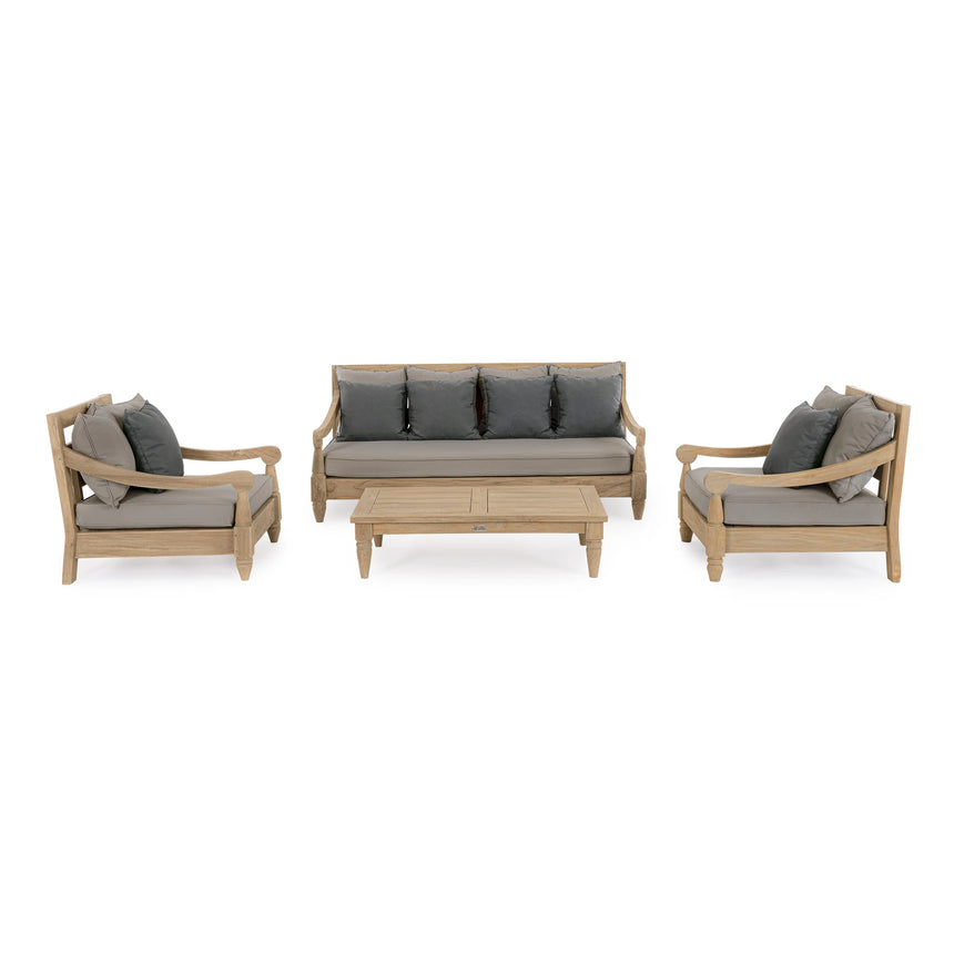 Outdoor Daybed mit Kissen Bali - FSC - ZEN ZONE Furniture