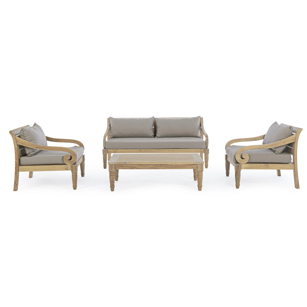 Outdoor Sessel mit Kissen Karuba - FSC - ZEN ZONE Furniture