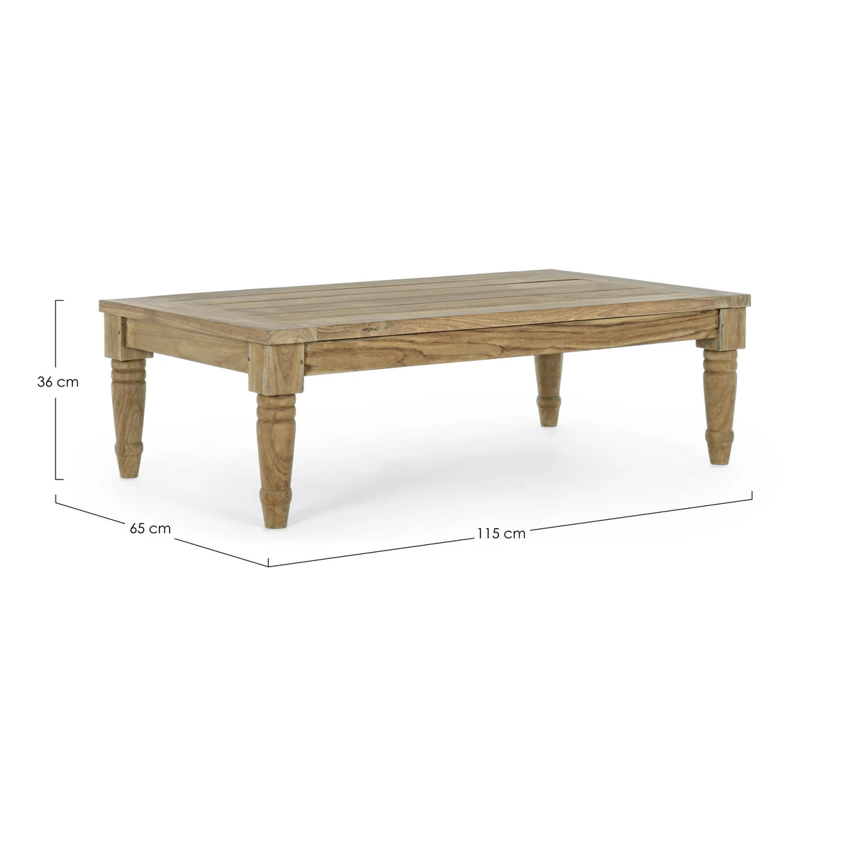 Garten Couchtisch 115x65 - FSC Karuba - ZEN ZONE Furniture