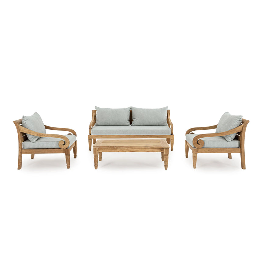 Garten Couchtisch 115x65 - FSC Karuba - ZEN ZONE Furniture