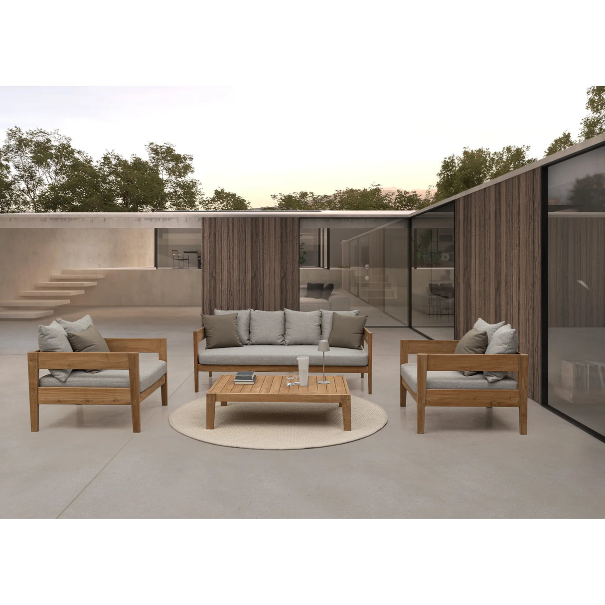 Garten Couchtisch 120x80 FSC Kobo - ZEN ZONE Furniture